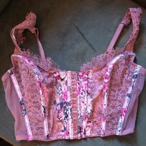 Victoria's Secret Floral Lace Corset